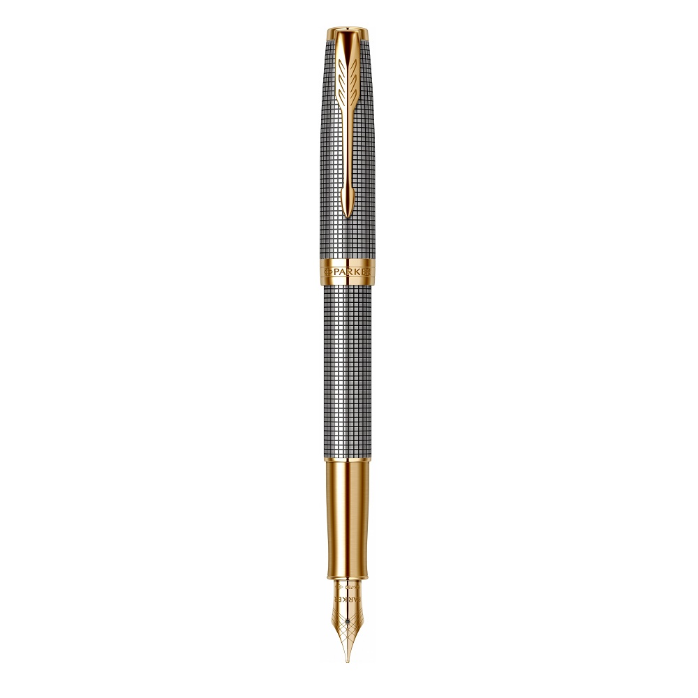 Nalivpero Parker Royal Sonet Silver Chisel GT F
