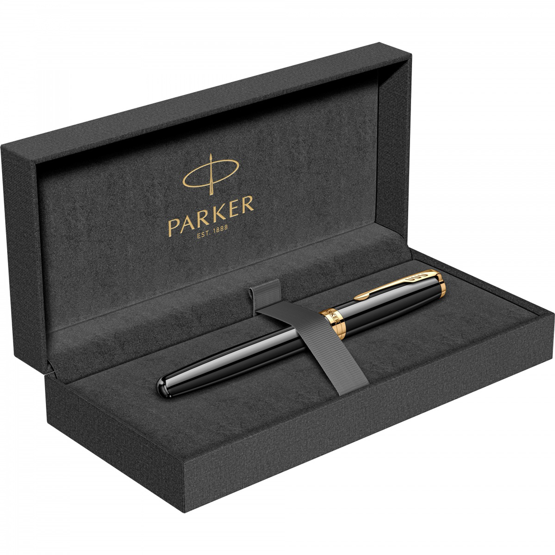 Roler olovka Parker Royal Sonnet Black GT - Slika 4