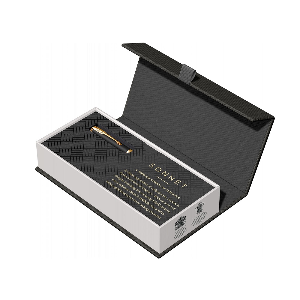 Hemijska olovka Parker Royal Sonet Black Mat GT - Slika 7