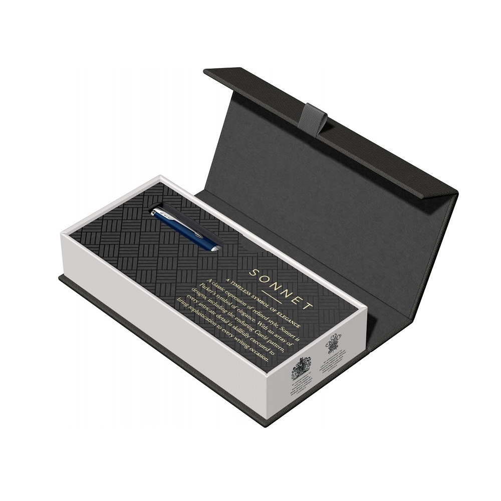 Hemijska olovka Parker Royal Sonet Blue CT - Slika 7