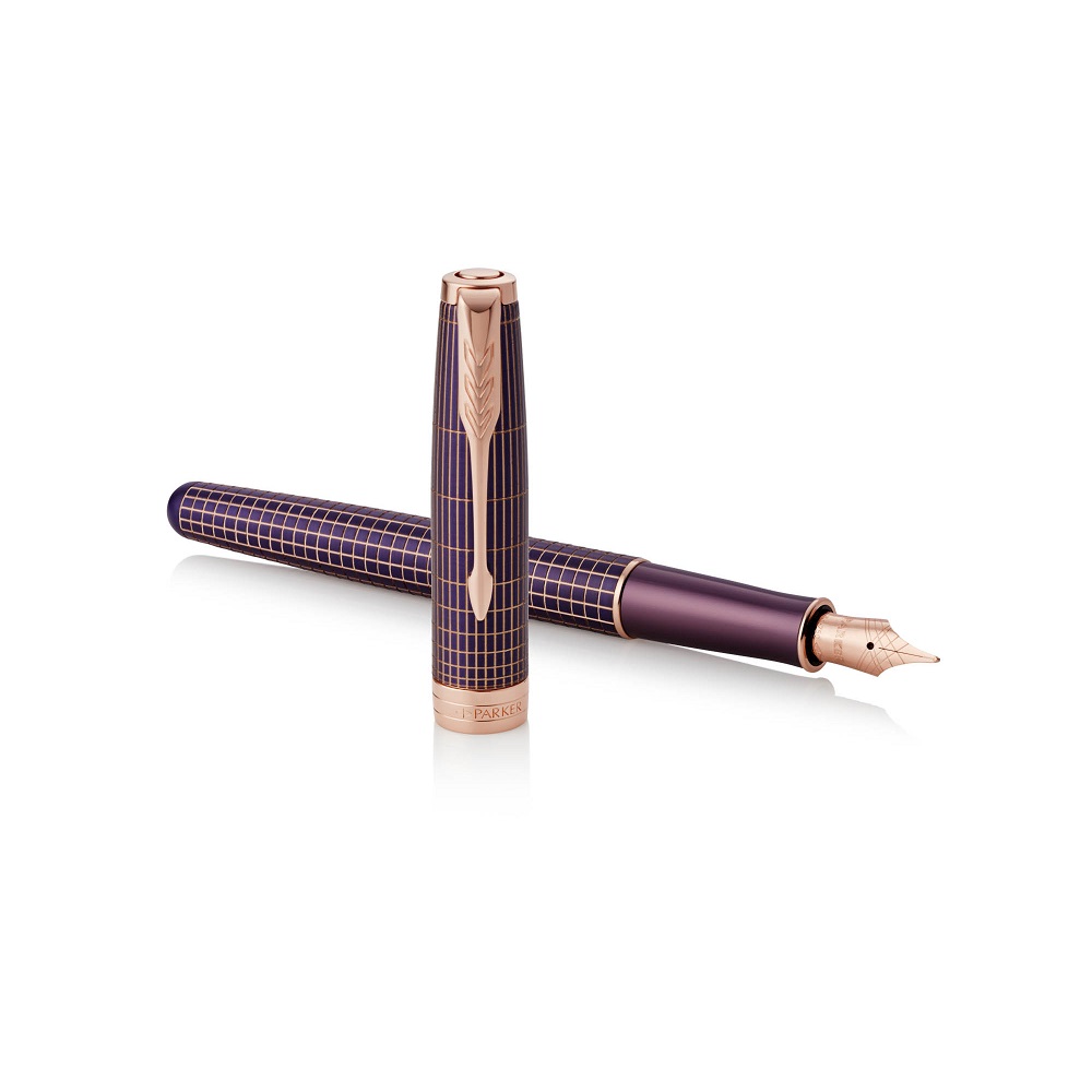 Nalivpero Parker Royal Sonet Silver Purple PGT F - Slika 6