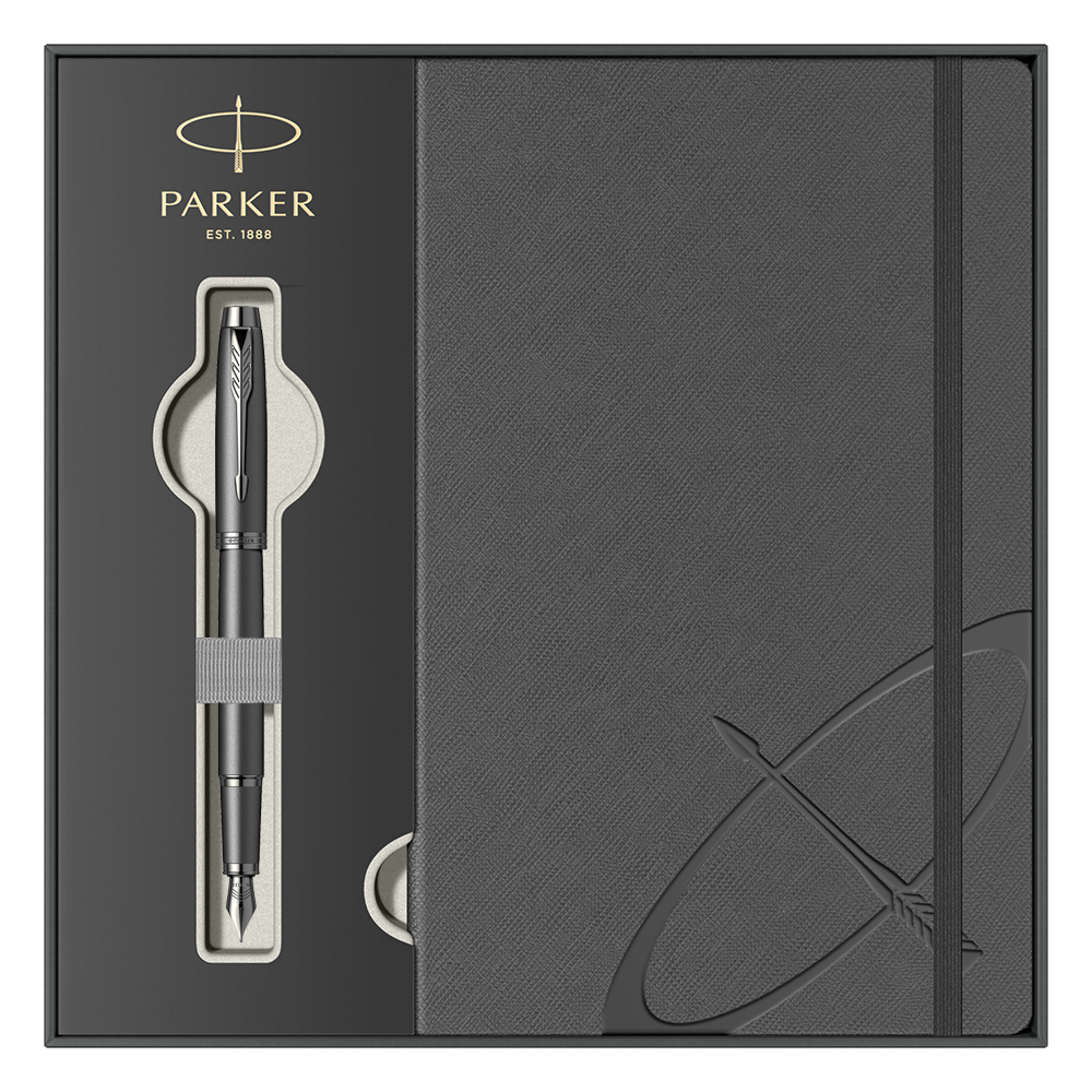Parker poklon SET Royal Im Titanium - Nalivpero + Notes