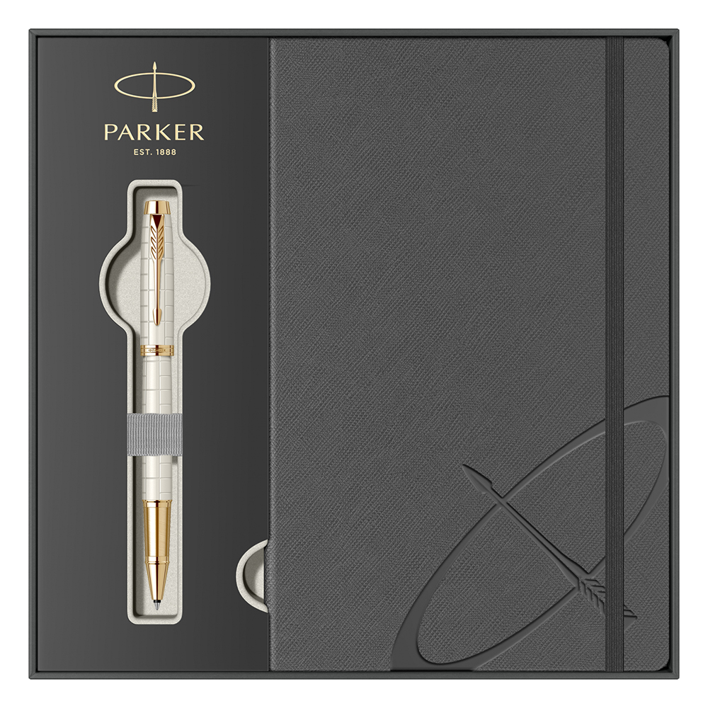Parker poklon SET Royal Im Premuim Pearl GT Roler + Notes