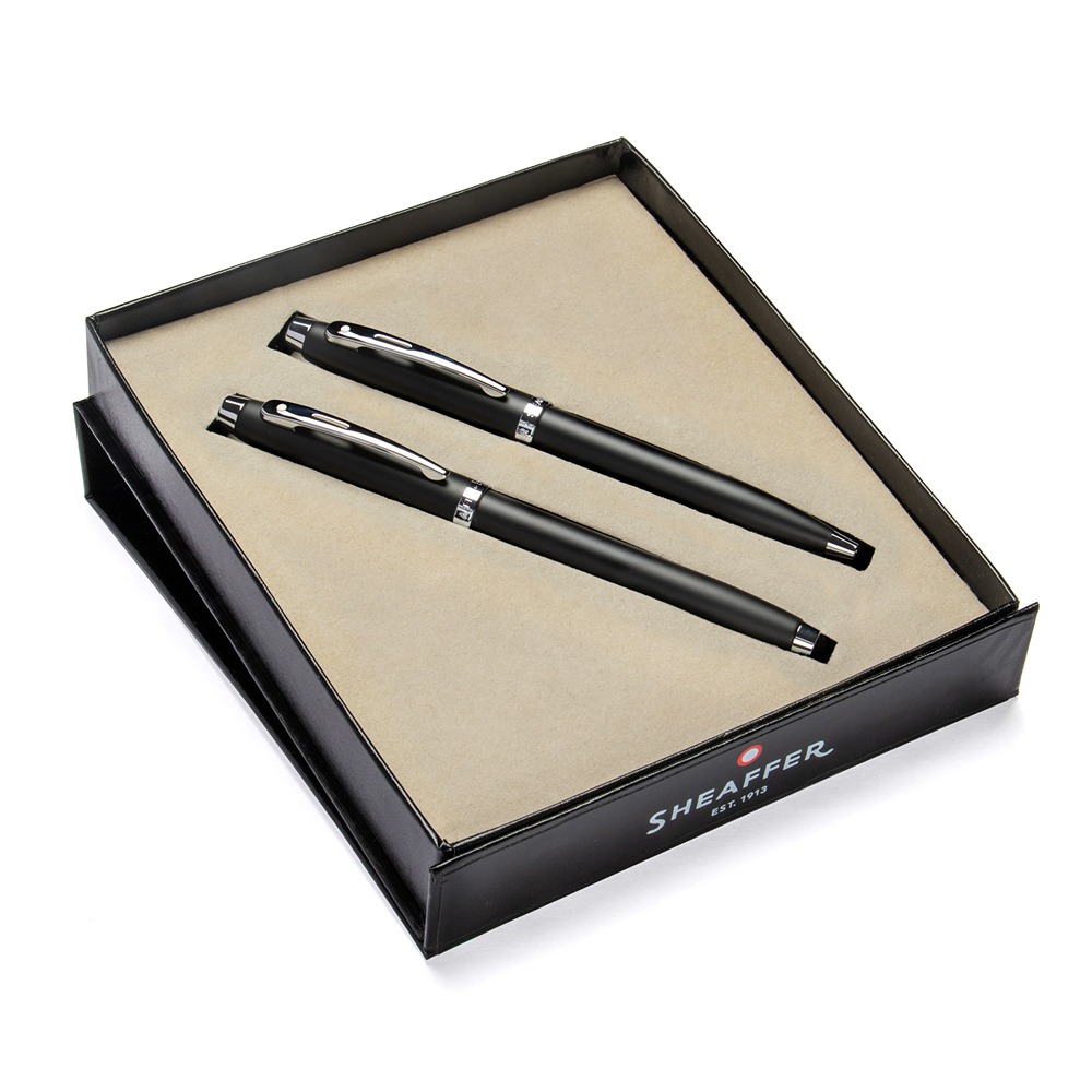 Sheaffer gift set 100 hemijska i roler olovka mat crna