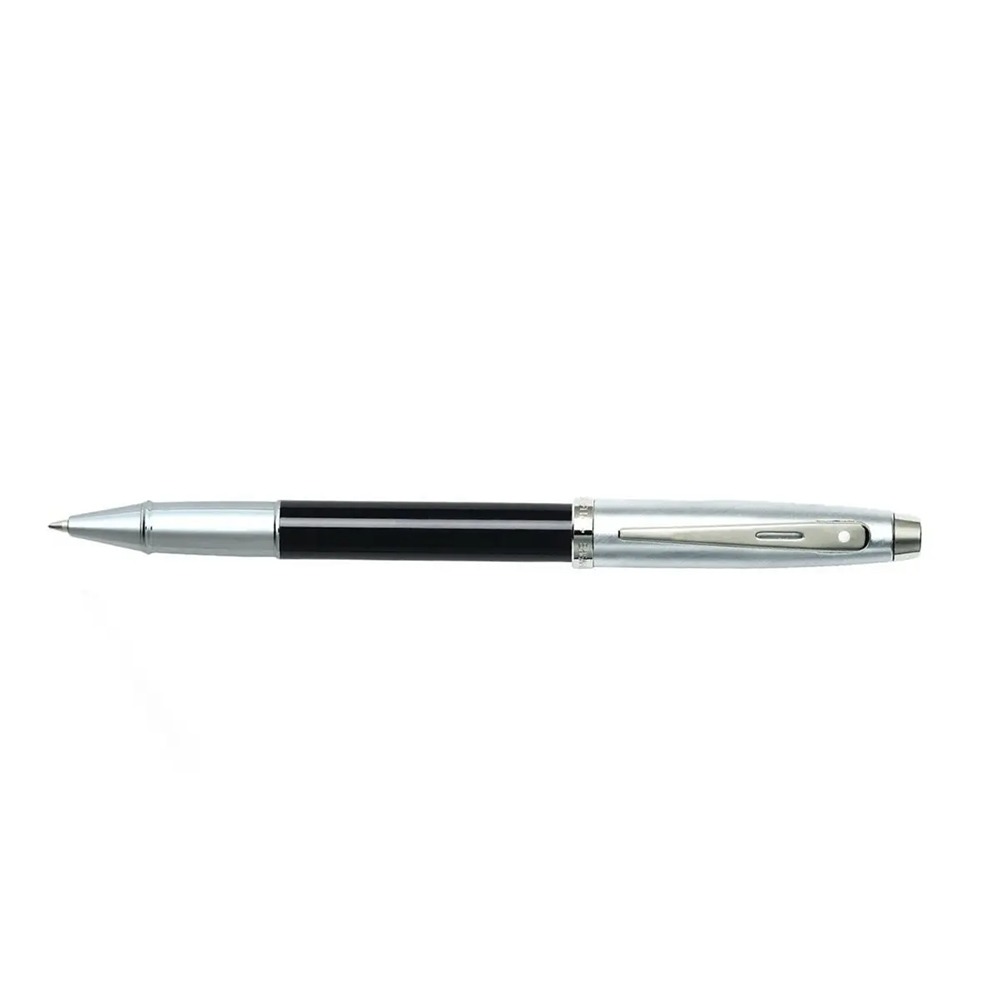 Sheaffer 100 roler olovka sjajna crna-brušeni hrom - Slika 3