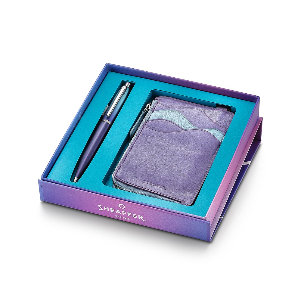 Sheaffer gift set VFM Expressions hemijska olovka i novčanik za kartice
