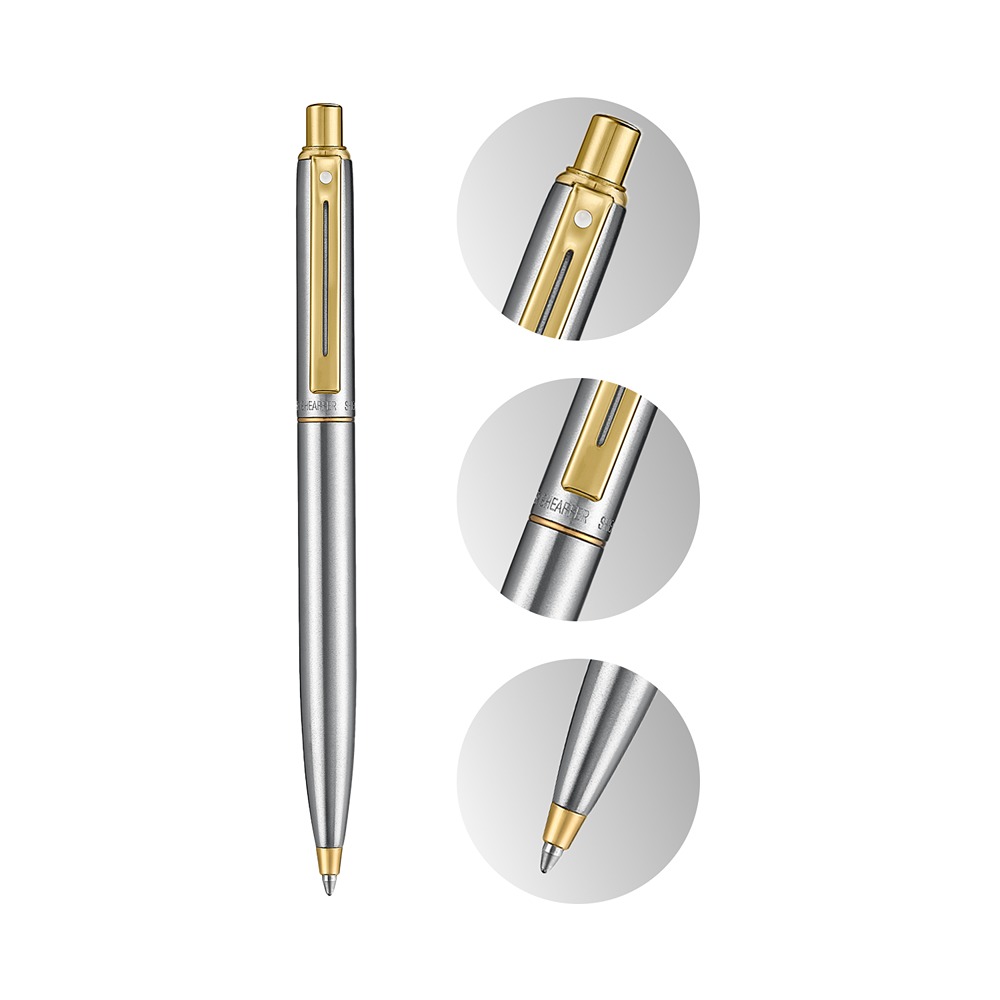 Sheaffer hemijska olovka Sentinel Metal brushed chrome GT - Slika 5