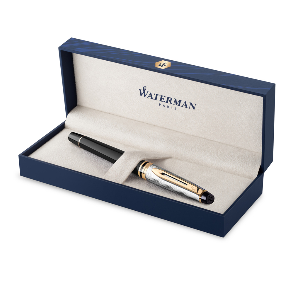 Roler olovka WATERMAN Expert DeLux Black GT - Slika 5