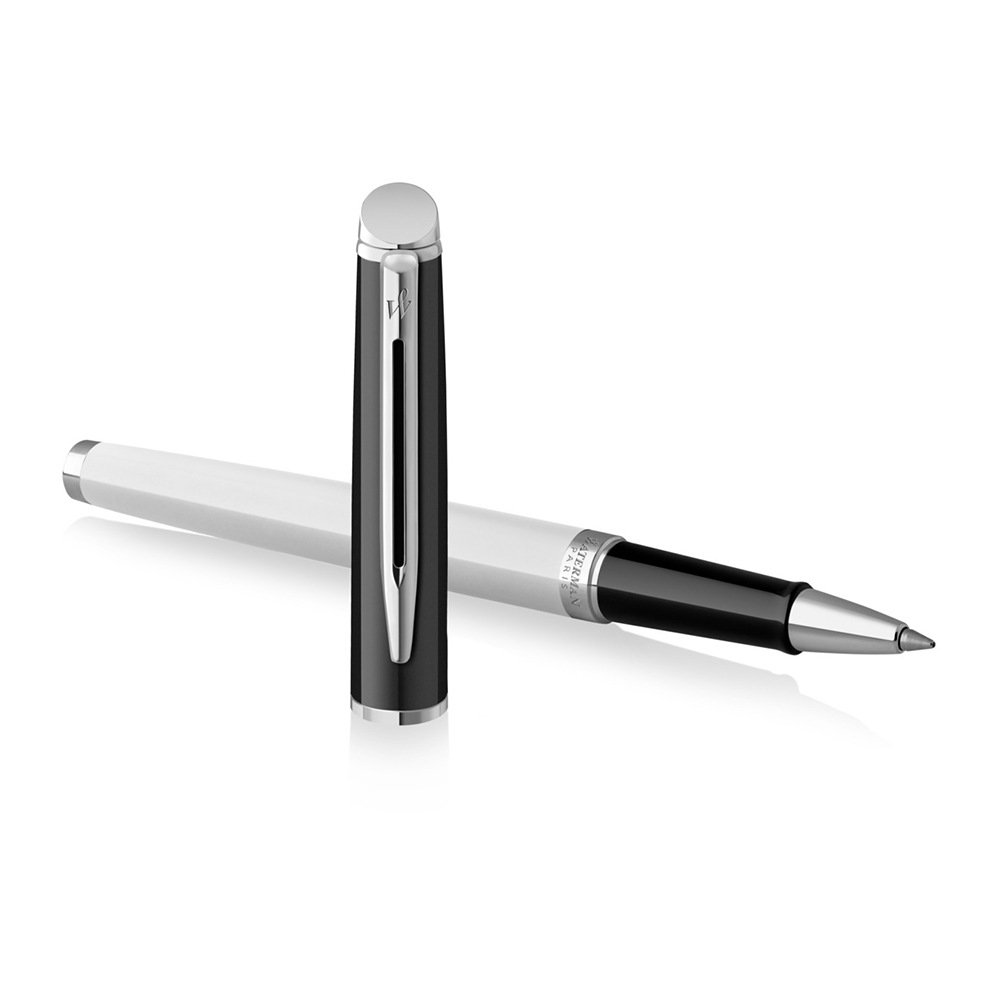 Roler olovka WATERMAN Hemisphere Black-White CT - Slika 4