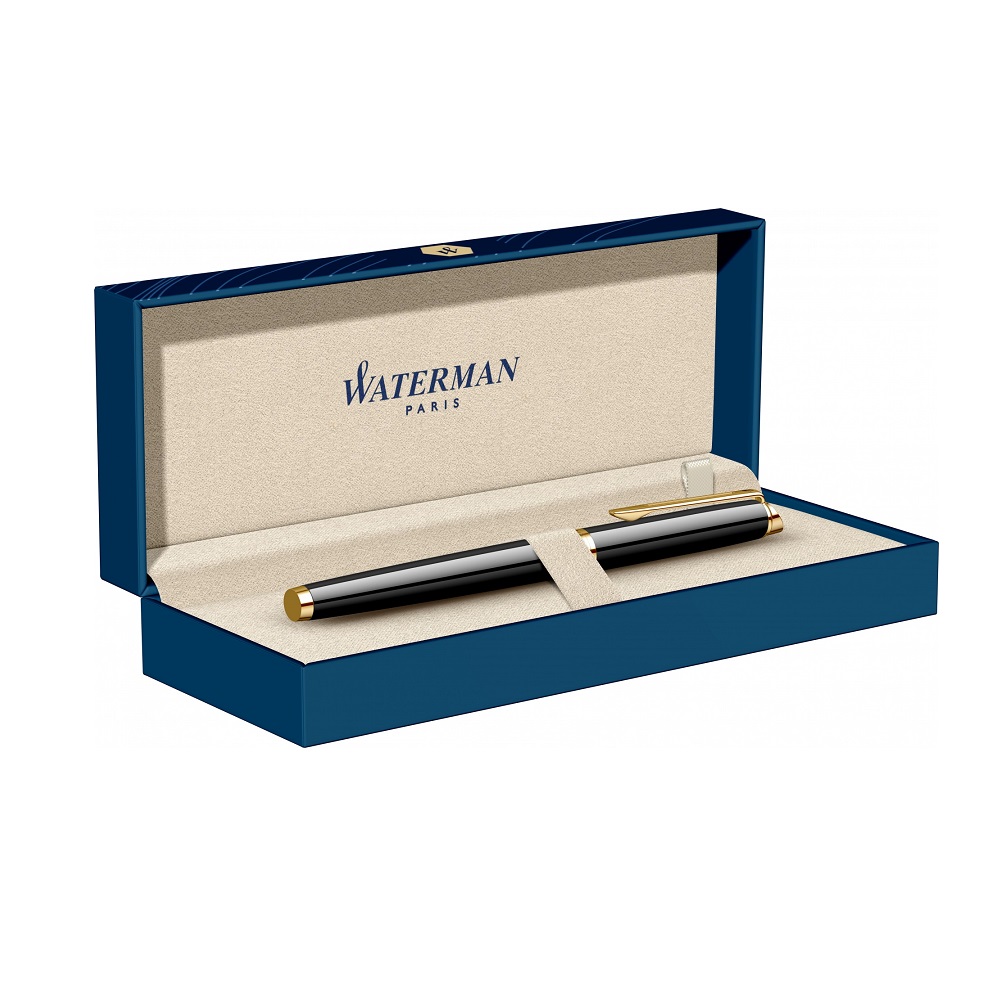 Roler olovka WATERMAN Hemisphere Black GT - Slika 7